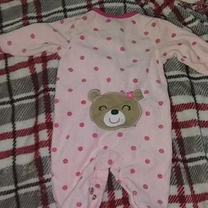 Baby girl sleeper size 3 months